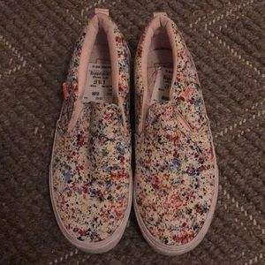 Splatter paint print vans Size 5 US Missy